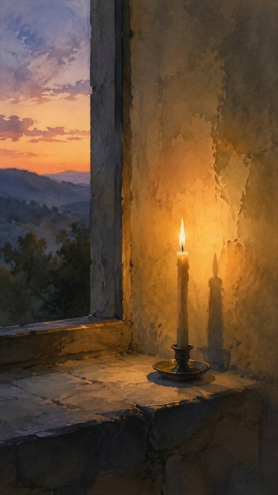 A Lit Step — Threshold Card