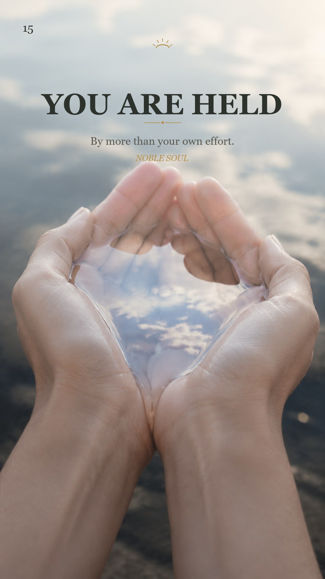 Quiet Card 15 — You Are Held