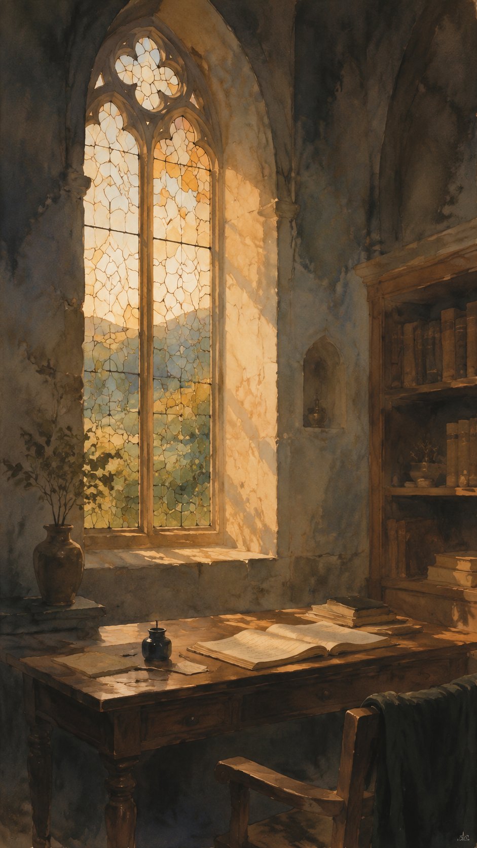 Slow Hours — 8 evening wallpapers